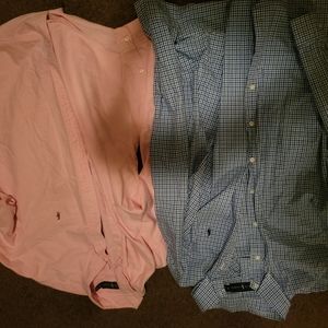 Polo long sleeve collar shirts